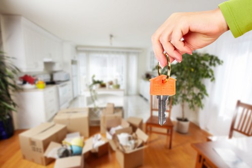 Local moving team handling a flat move in Uxbridge