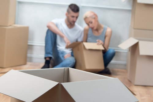 A professional moving vehicle prepared for removals in Uxbridge