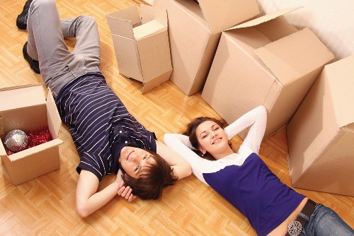 Careful loading of furniture for a small removal job